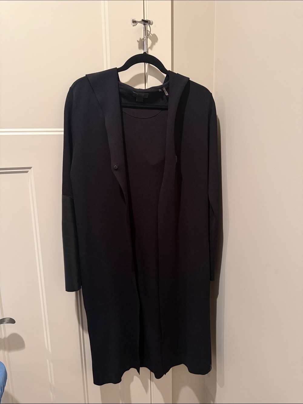 RUDSAK Black Longline Hooded Coat